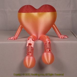 Orange Rainbow with Red Stripe, DOB: 01/20/2025 Size: 150mm