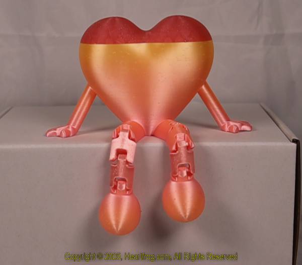 Orange Rainbow with Red Stripe, DOB: 01/20/2025 Size: 150mm