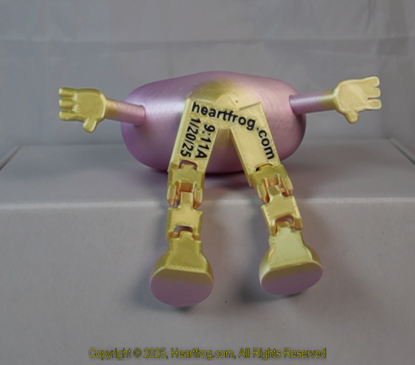 Rainbow Pink Yellow, DOB: 01/20/2025 Size: 150mm - Image 3