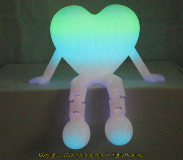 Glow In The Dark Green Blue Orange, DOB: 01/02/2025 Size: 150mm