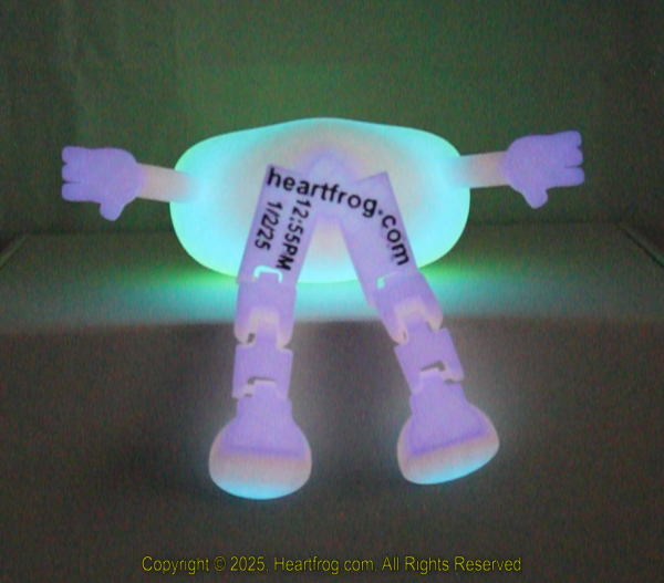 Glow In The Dark Green Blue Orange, DOB: 01/02/2025 Size: 150mm - Image 2