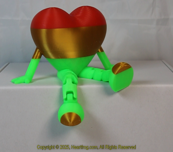 Gold Green (Fluorescent) Red Striped, DOB: 12/26/2024 Size: 150mm