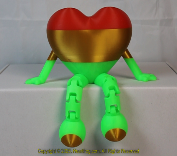 Gold Green (Fluorescent) Red Striped, DOB: 12/26/2024 Size: 150mm - Image 2