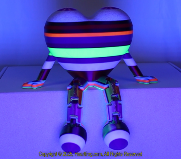 SUPER RARE! Diverse Community Fluorescent Multicolor Striped, DOB: 12/23/2024 Size: 150mm