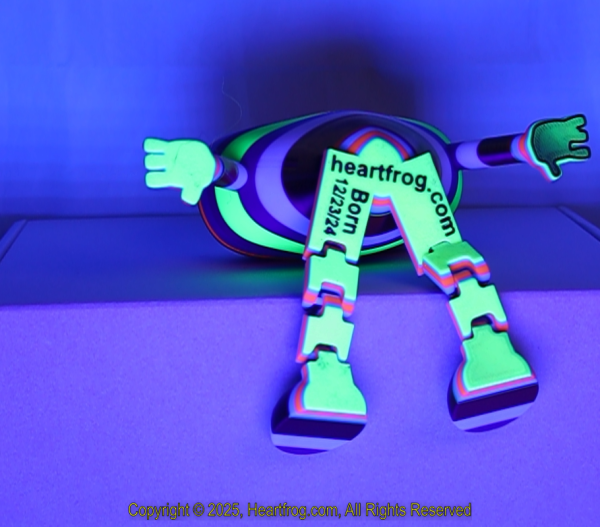 SUPER RARE! Diverse Community Fluorescent Multicolor Striped, DOB: 12/23/2024 Size: 150mm - Image 3
