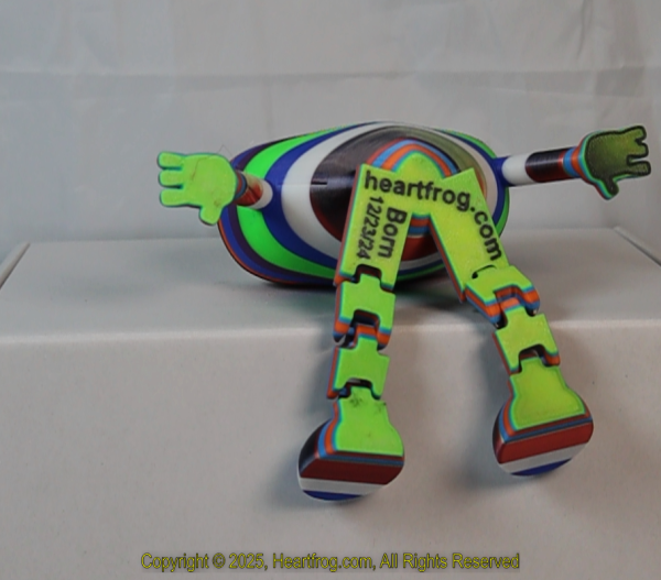 SUPER RARE! Diverse Community Fluorescent Multicolor Striped, DOB: 12/23/2024 Size: 150mm - Image 4