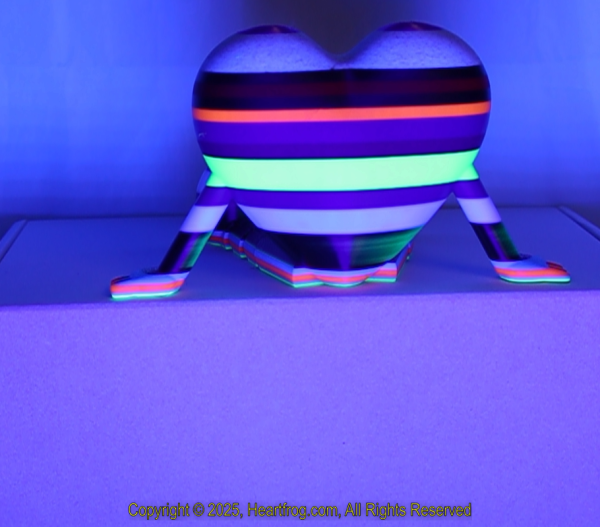 SUPER RARE! Diverse Community Fluorescent Multicolor Striped, DOB: 12/23/2024 Size: 150mm - Image 5