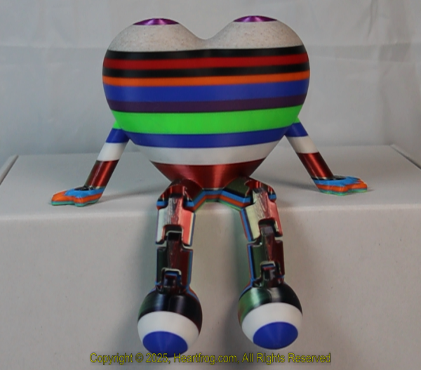 SUPER RARE! Diverse Community Fluorescent Multicolor Striped, DOB: 12/23/2024 Size: 150mm - Image 6