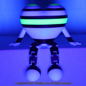 Fluorescent White Green Black Striped, DOB: 12/22/2024 Size: 150mm