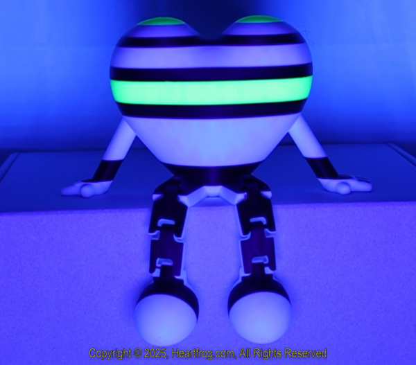 Fluorescent White Green Black Striped, DOB: 12/22/2024 Size: 150mm