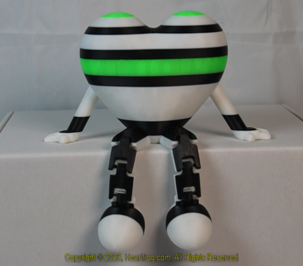 Fluorescent White Green Black Striped, DOB: 12/22/2024 Size: 150mm - Image 3
