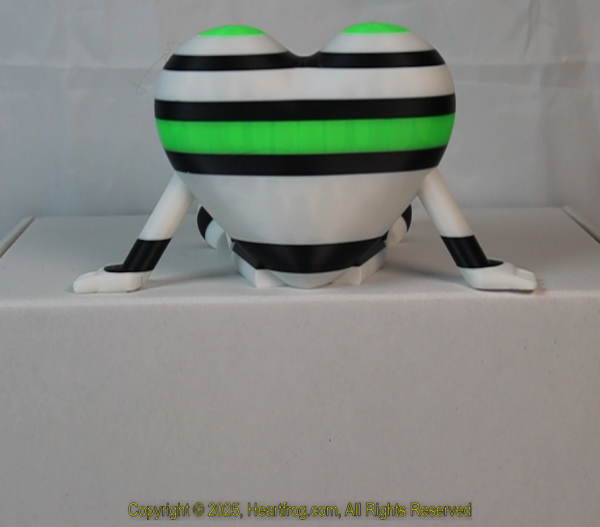 Fluorescent White Green Black Striped, DOB: 12/22/2024 Size: 150mm - Image 5