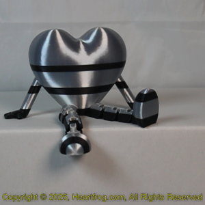 Silver Black Striped Size: 115mm