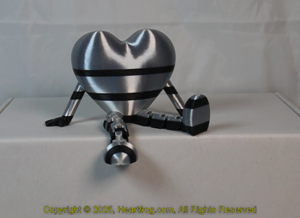 Silver Black Striped Size: 115mm