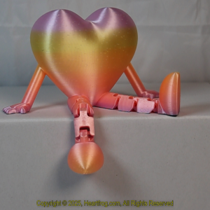 Romantic Pink Yellow Orange Rainbow, DOB: 01/12/2025 Size: 150mm