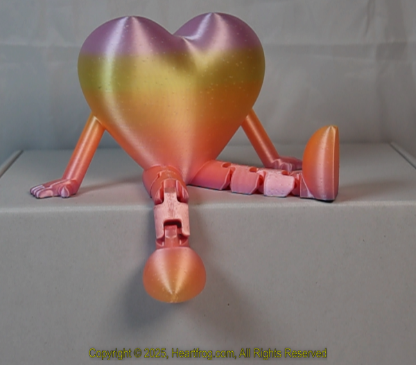 Romantic Pink Yellow Orange Rainbow, DOB: 01/12/2025 Size: 150mm