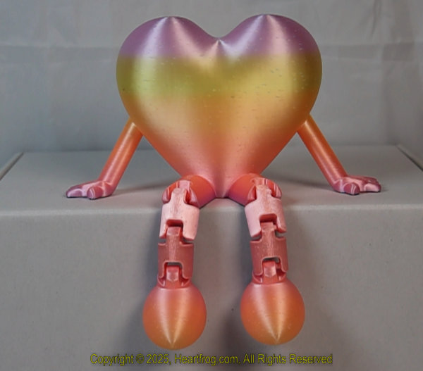 Romantic Pink Yellow Orange Rainbow, DOB: 01/12/2025 Size: 150mm - Image 2
