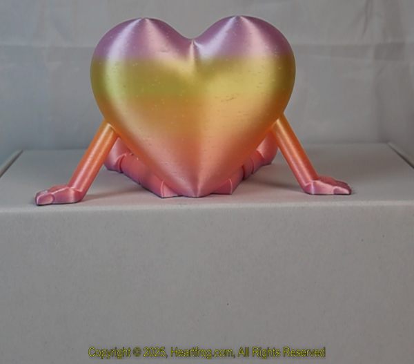 Romantic Pink Yellow Orange Rainbow, DOB: 01/12/2025 Size: 150mm - Image 4