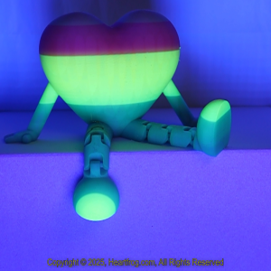 Yellow (Fluorescent) Red Green Striped, DOB: 01/02/2025 Size: 150mm