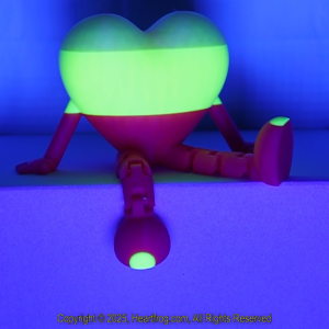 Fluorescent Glow In The Dark Yellow Red Green, DOB: 12/29/2024 Size: 150mm