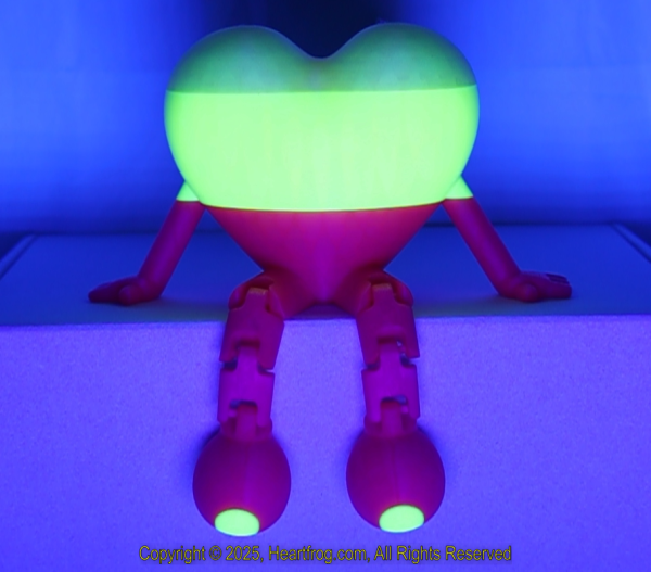 Fluorescent Glow In The Dark Yellow Red Green, DOB: 12/29/2024 Size: 150mm - Image 3