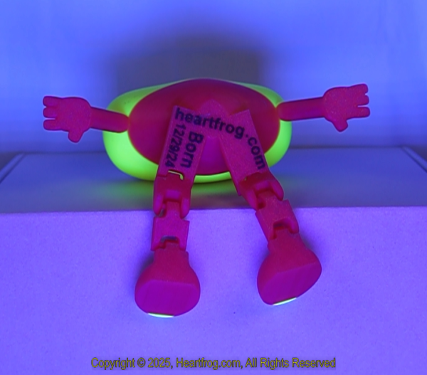 Fluorescent Glow In The Dark Yellow Red Green, DOB: 12/29/2024 Size: 150mm - Image 5