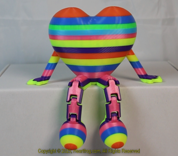 SUPER RARE! Diverse Community Fluorescent Multicolor Striped, DOB: 12/31/2024 Size: 150mm - Image 5