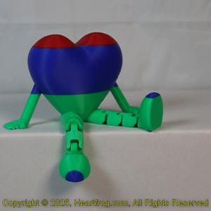 Green Blue Red Striped Size: 110mm