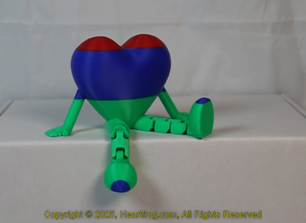 Green Blue Red Striped Size: 110mm