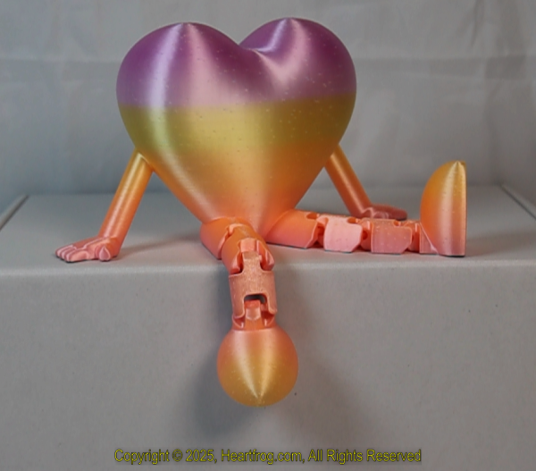 Romantic Pink Yellow Orange Rainbow, DOB: 01/11/2025 Size: 150mm - Image 4