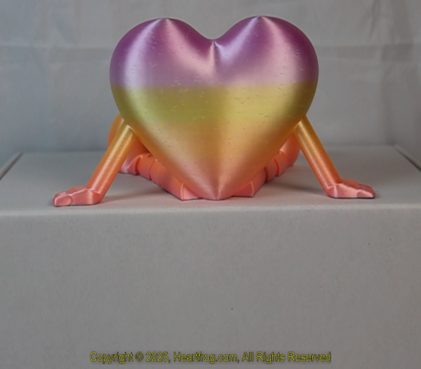 Romantic Pink Yellow Orange Rainbow, DOB: 01/11/2025 Size: 150mm - Image 7