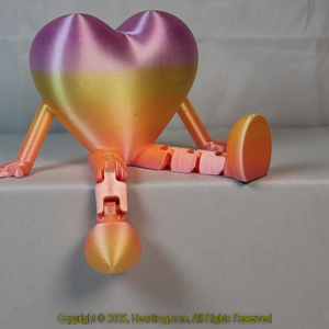 Romantic Pink Yellow Orange Rainbow, DOB: 01/11/2025 Size: 150mm