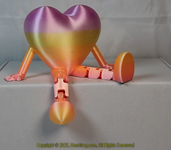 Romantic Pink Yellow Orange Rainbow, DOB: 01/11/2025 Size: 150mm