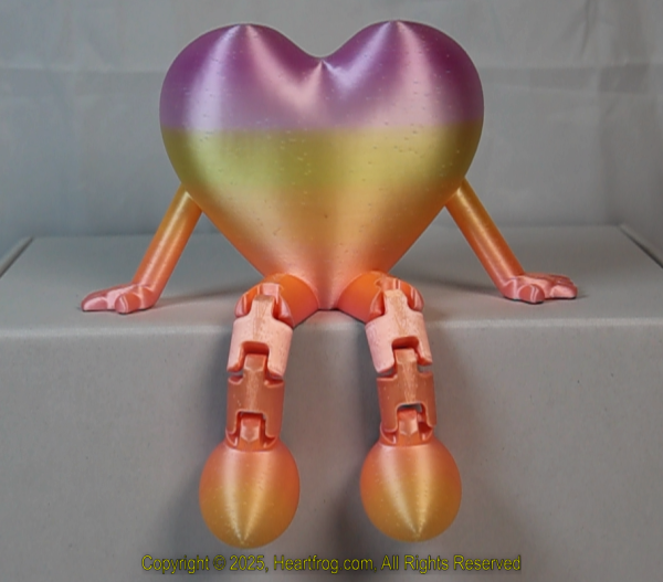 Romantic Pink Yellow Orange Rainbow, DOB: 01/11/2025 Size: 150mm - Image 2