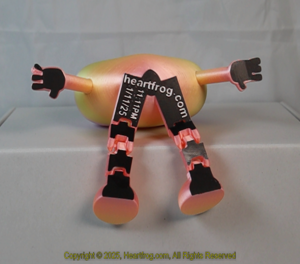Romantic Pink Yellow Orange Rainbow, DOB: 01/11/2025 Size: 150mm - Image 3