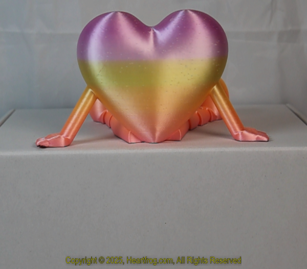 Romantic Pink Yellow Orange Rainbow, DOB: 01/11/2025 Size: 150mm - Image 4