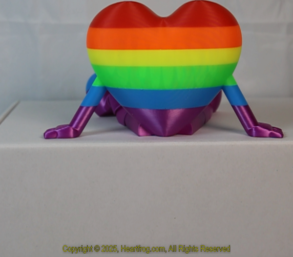 SUPER RARE! Diverse Community Fluorescent Multicolor Striped, DOB: 12/31/2024 Size: 150mm - Image 7
