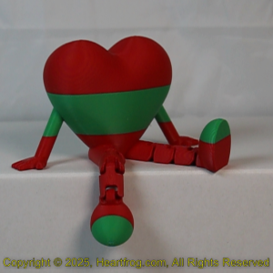 Red Green Striped Size: 115mm