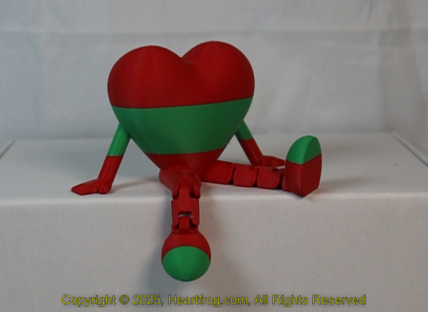 Red Green Striped Size: 115mm