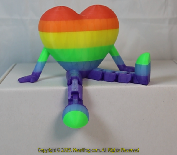 SUPER RARE! Diverse Community Fluorescent Glow In The Dark Multicolor Striped, DOB: 01/20/2025 Size: 150mm