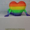 SUPER RARE! Diverse Community Fluorescent Glow In The Dark Multicolor Striped, DOB: 01/20/2025 Size: 150mm - Image 4