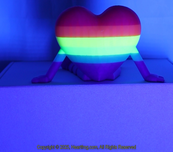 Diverse Community Fluorescent Glow In The Dark Multicolor Striped, DOB: 01/04/2025 Size: 150mm - Image 4