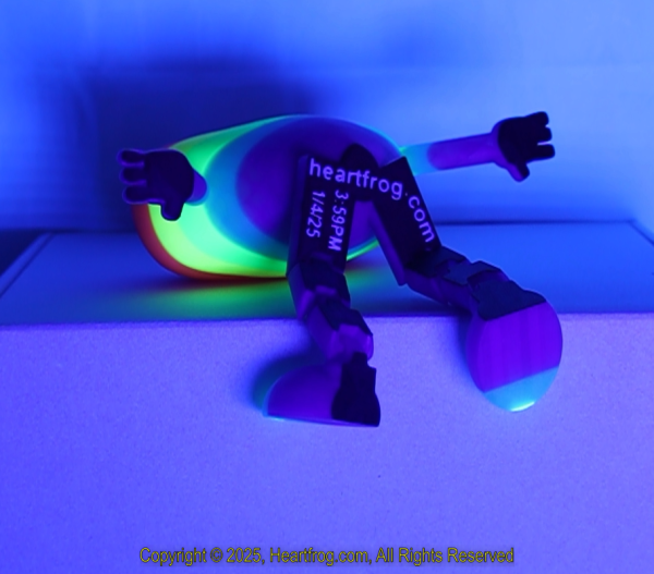 Diverse Community Fluorescent Glow In The Dark Multicolor Striped, DOB: 01/04/2025 Size: 150mm - Image 6