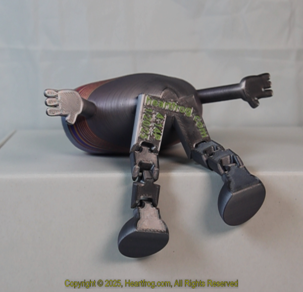 Grey With Multicolor Tight Stripes, DOB: 01/20/2025 Size: 150mm - Image 3