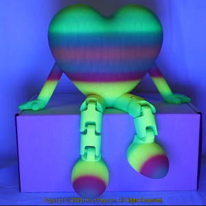 Fluorescent Rainbow Multicolor Size: 235mm