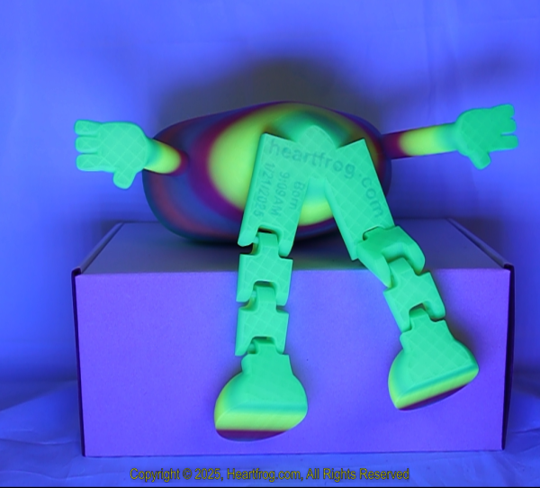 Fluorescent Rainbow Multicolor Size: 235mm - Image 3