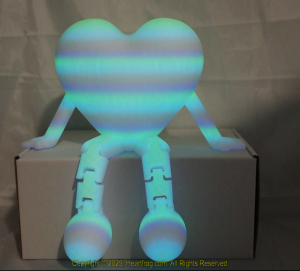 Rainbow Glow In The Dark Size: 235mm