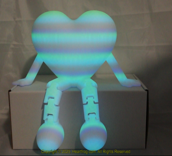Rainbow Glow In The Dark Size: 235mm