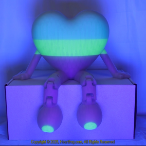 Rainbow Glow In The Dark Size: 235mm
