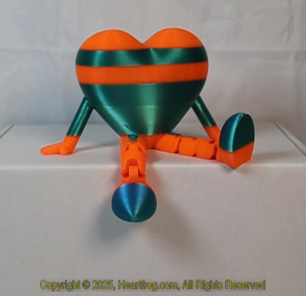 Fluorescent Orange with Blue Size: 150mm